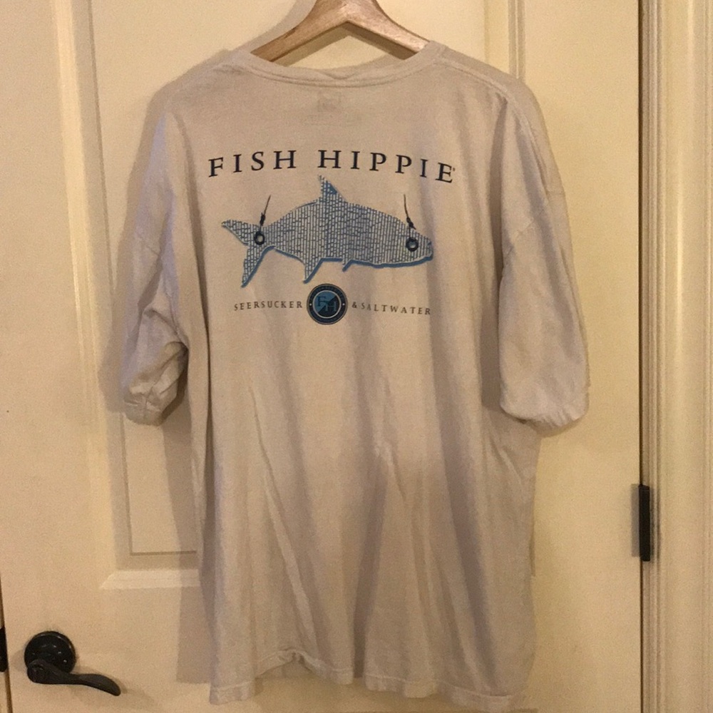 Fish hippie tee shirt